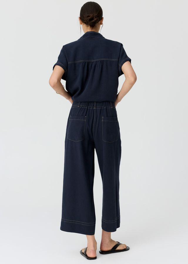 POL Anise Crop Pant Ink