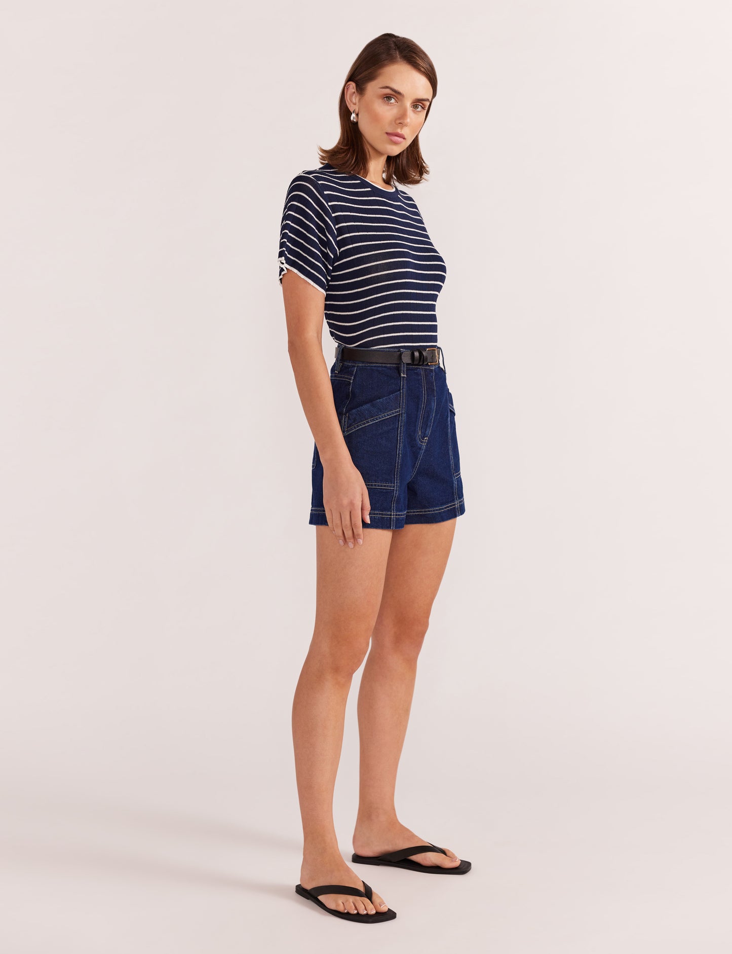 Staple the Label Luca Denim Shorts in Indigo