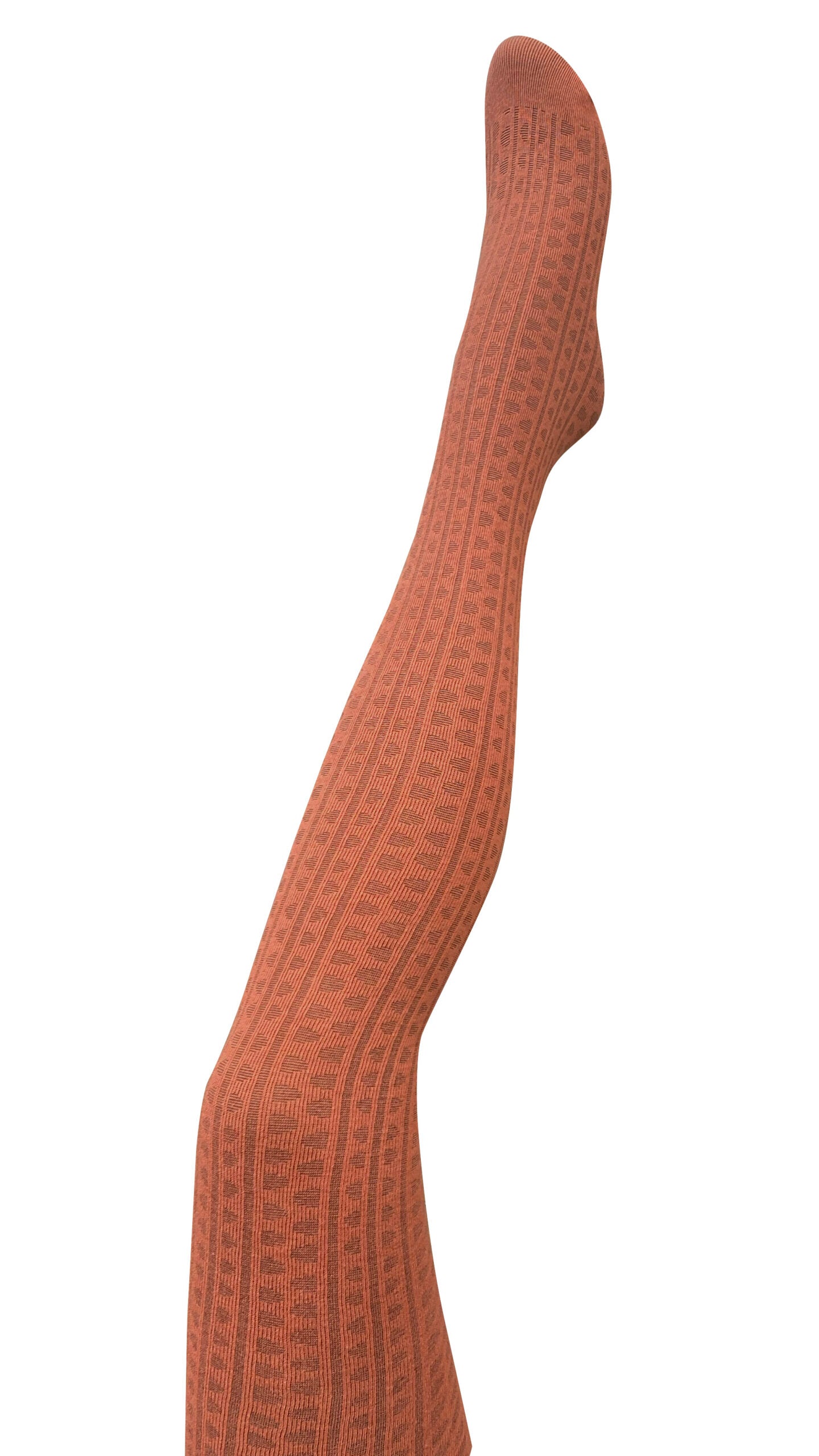 Tightology Haptic Organic Cotton Tights Terracotta