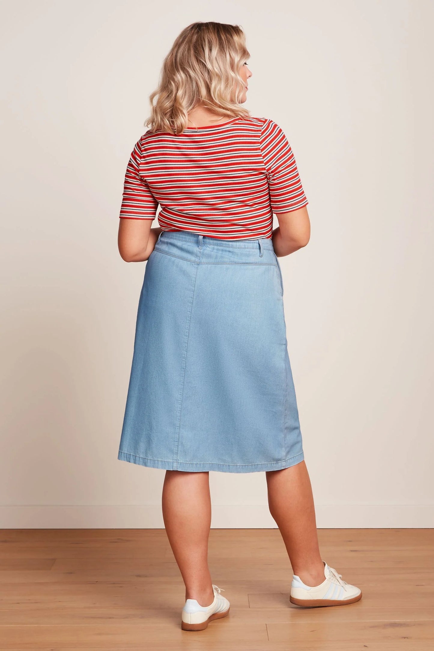 King Louie Marie Skirt Festa Light Denim