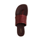 Alias Mae Heanie Leather Slide in Burgandy Leather