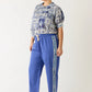 Nancybird Isla Pant in Blue Border