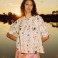 Nancybird Gwen Blouse, Watercolour Cream
