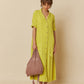 Indi and Cold Shirt Dress in Pistachio