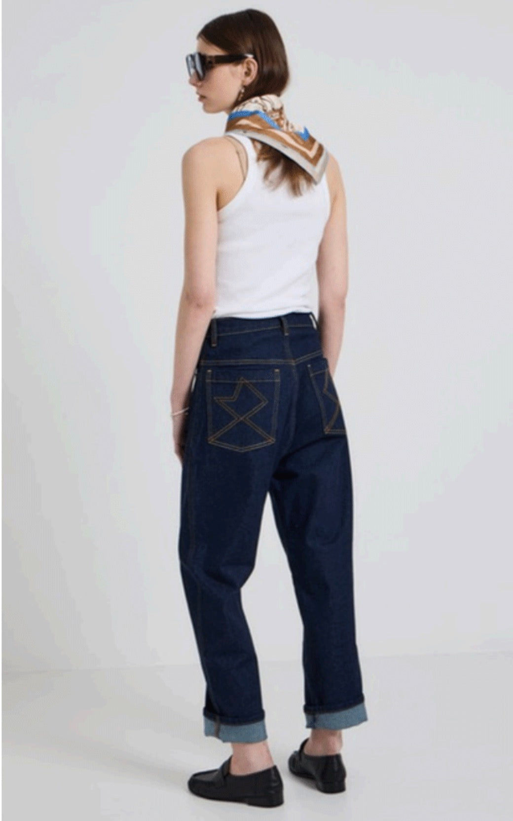 Outland Denim X Karen Walker Mod Jean in Indigo