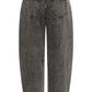 Kaffe KAross Barrel Leg Jeans Dark Grey Washed Denim