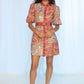 Kachel Hazel Mini Dress in Multi