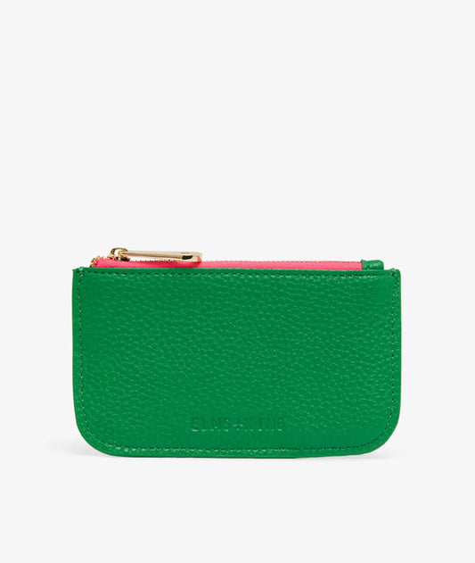 Elms + King Centro Wallet in Green Pebble