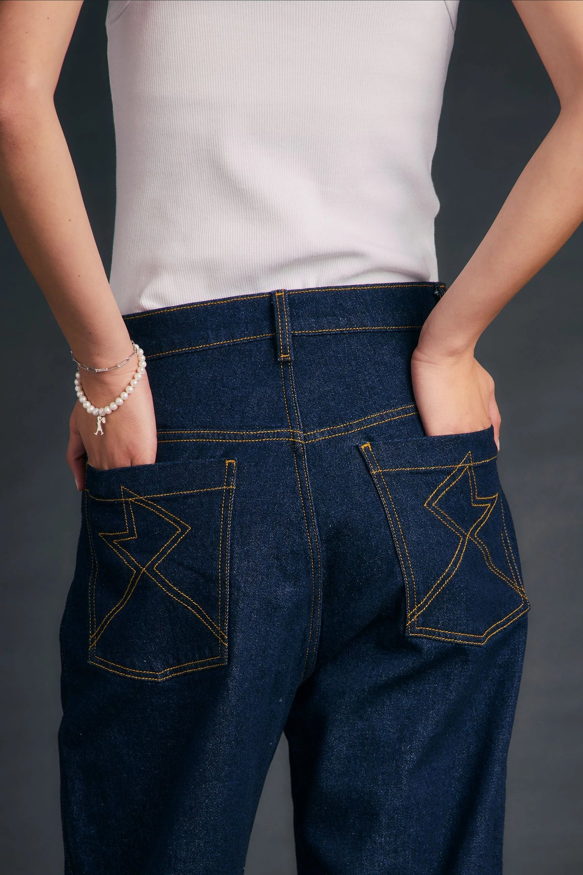 Outland Denim X Karen Walker Mod Jean in Indigo