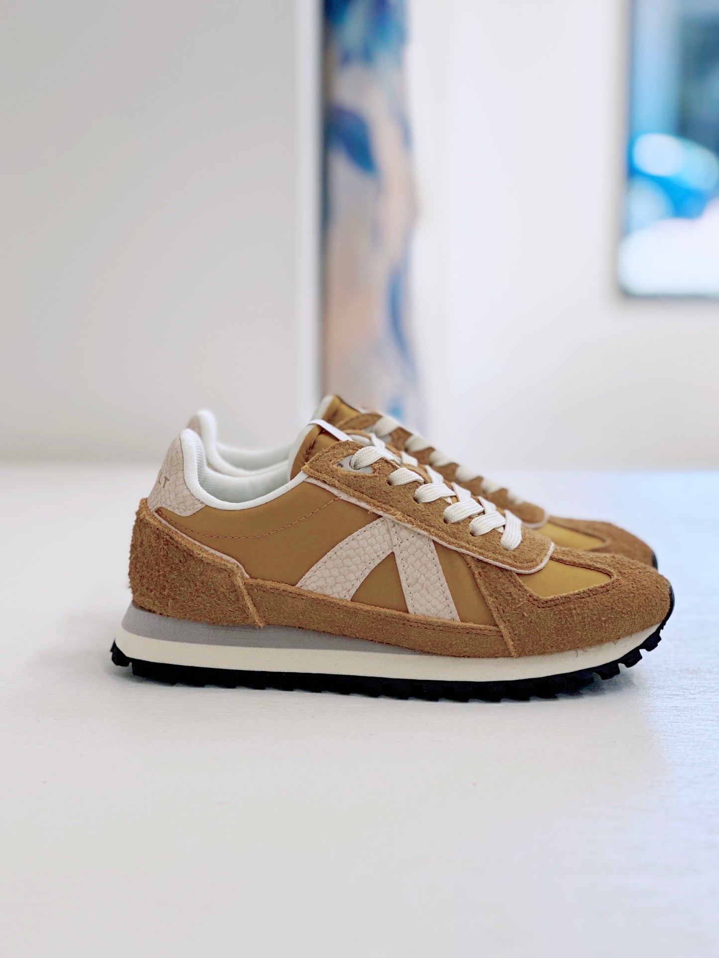 ASFVLT Gate Sneaker Oak Snake Gold