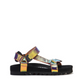 Rollie Sandal Tooth Wedge in Sunset Chrome