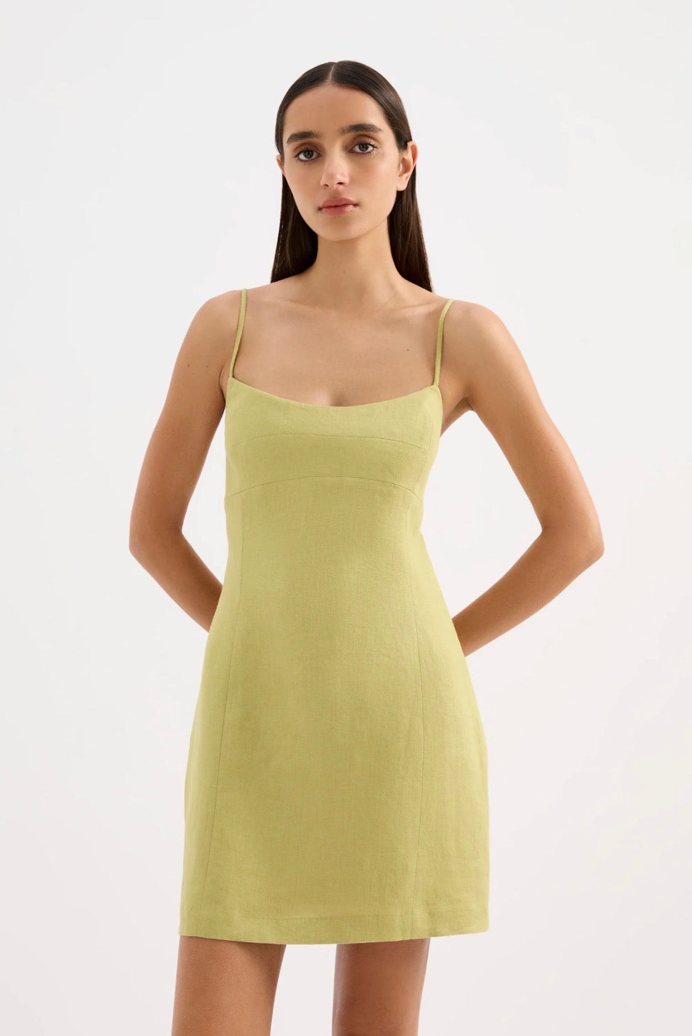 Nude Lucy Carmella Linen Mini Dress