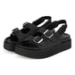 Rollie Ace Sandal Weave All Black
