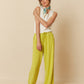 Indi and Cold Maxi Wide Leg Pant in Pistachio
