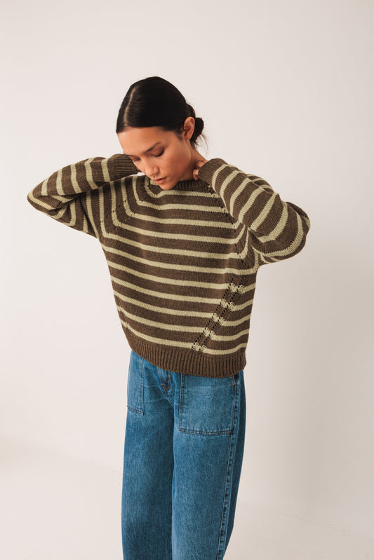 Indi & Cold Bicolour Stripe Sweater