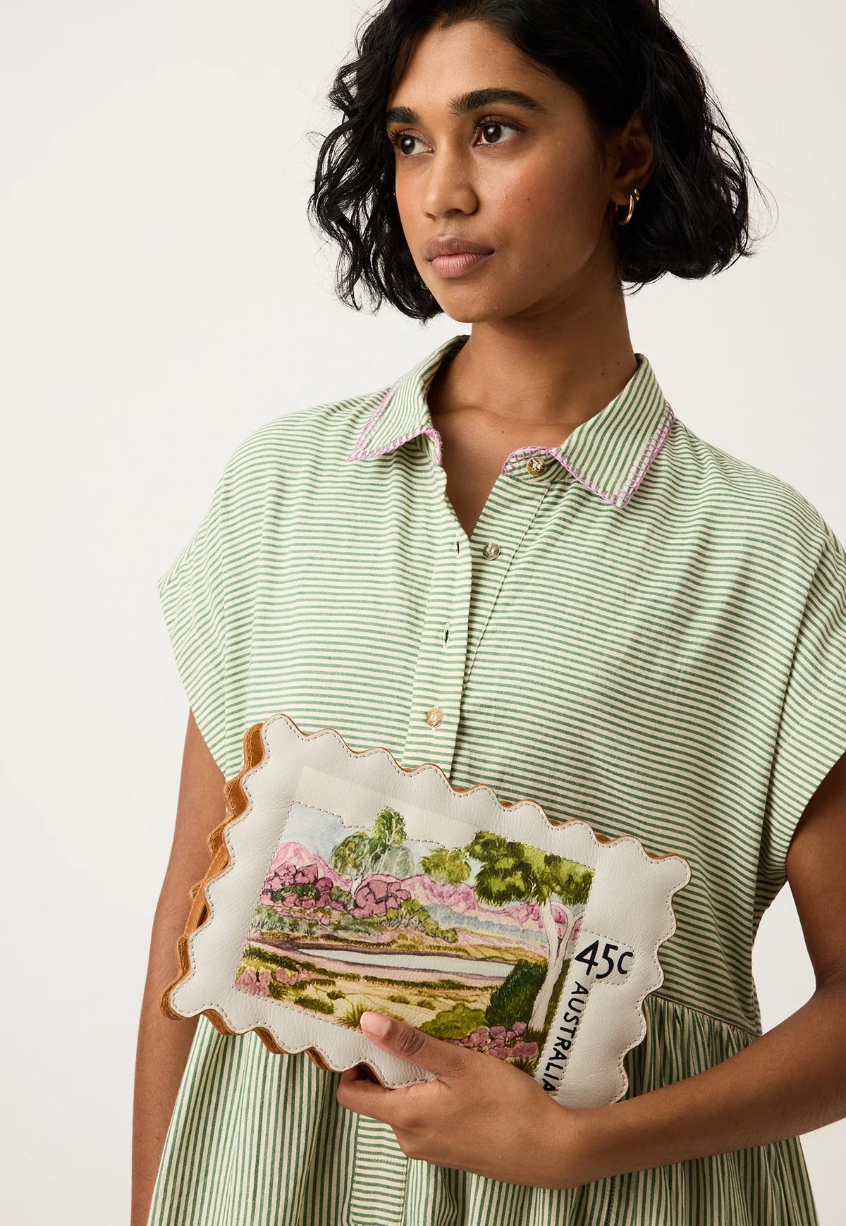 Nancybird Stamp Clutch Bag