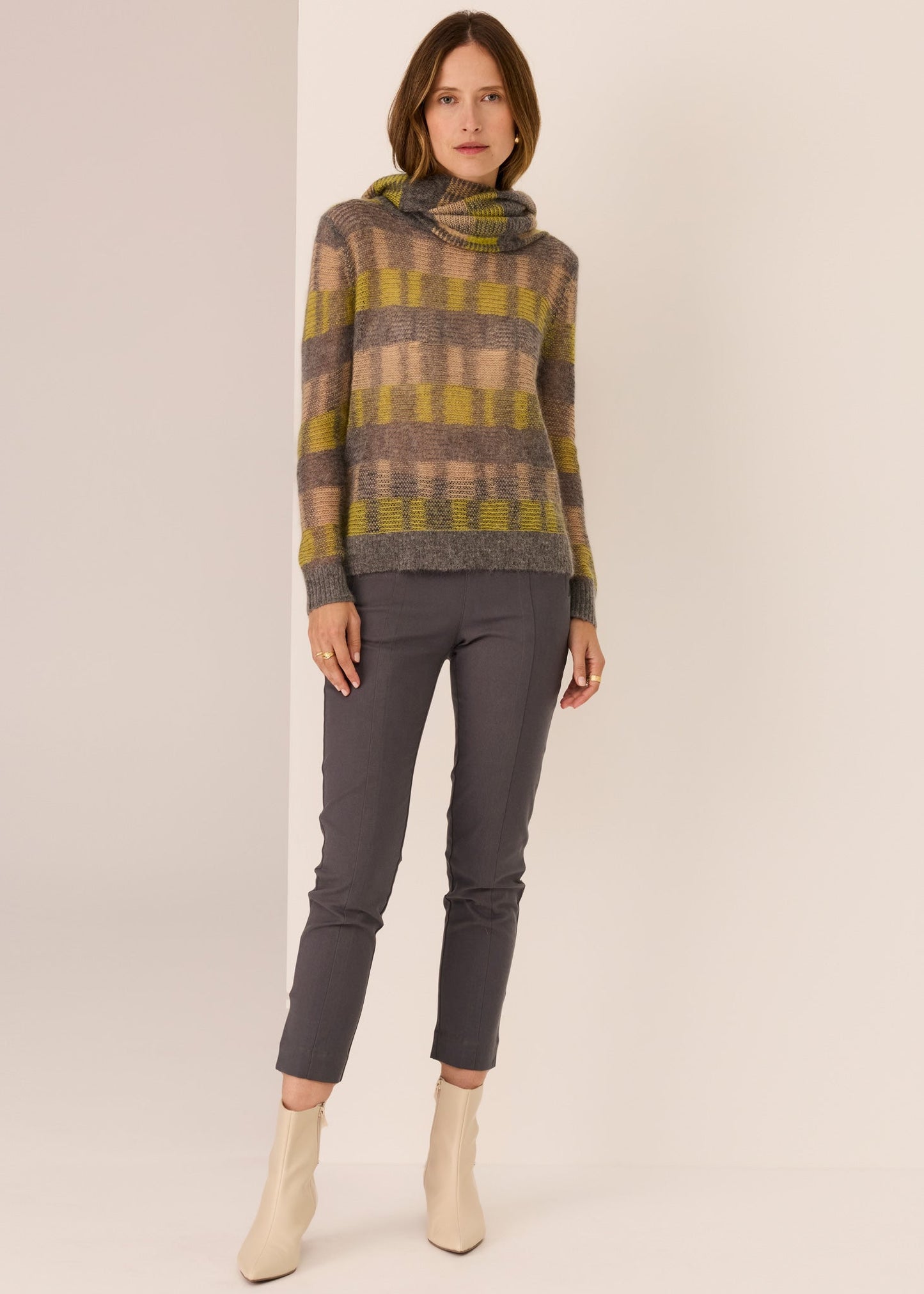 POL Ciara Stripe Textured Knit