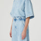 Nobody Denim Luna Top in Cloud Wash