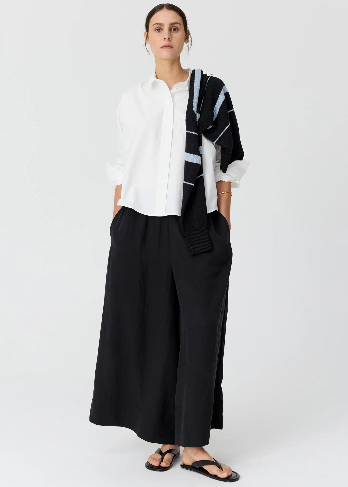 POL Elina 2 Way Shirt White