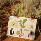 Nancybird Fold Clutch in Watercolour