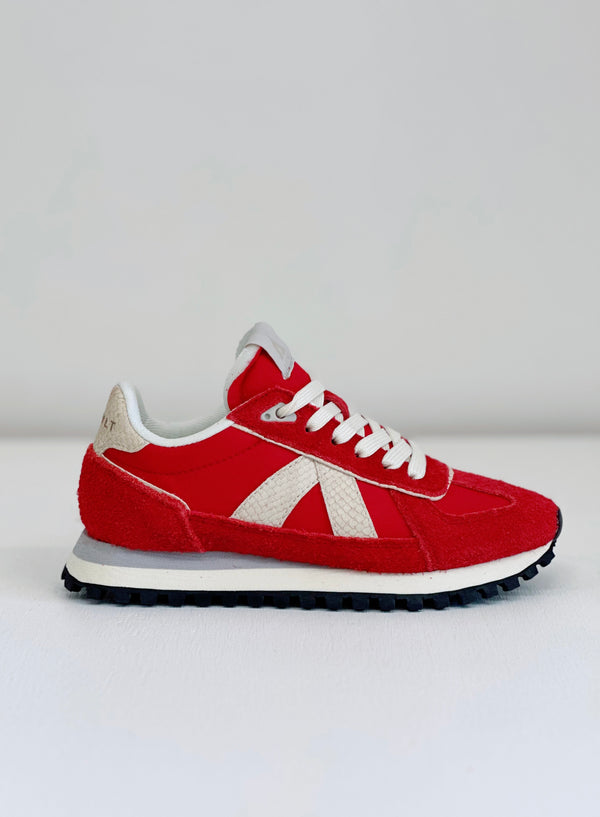 ASFVLT Gate Sneaker Red/Snake/Gold