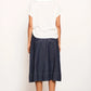 POL Clothing Raydel Denim Skirt in Dark Wash