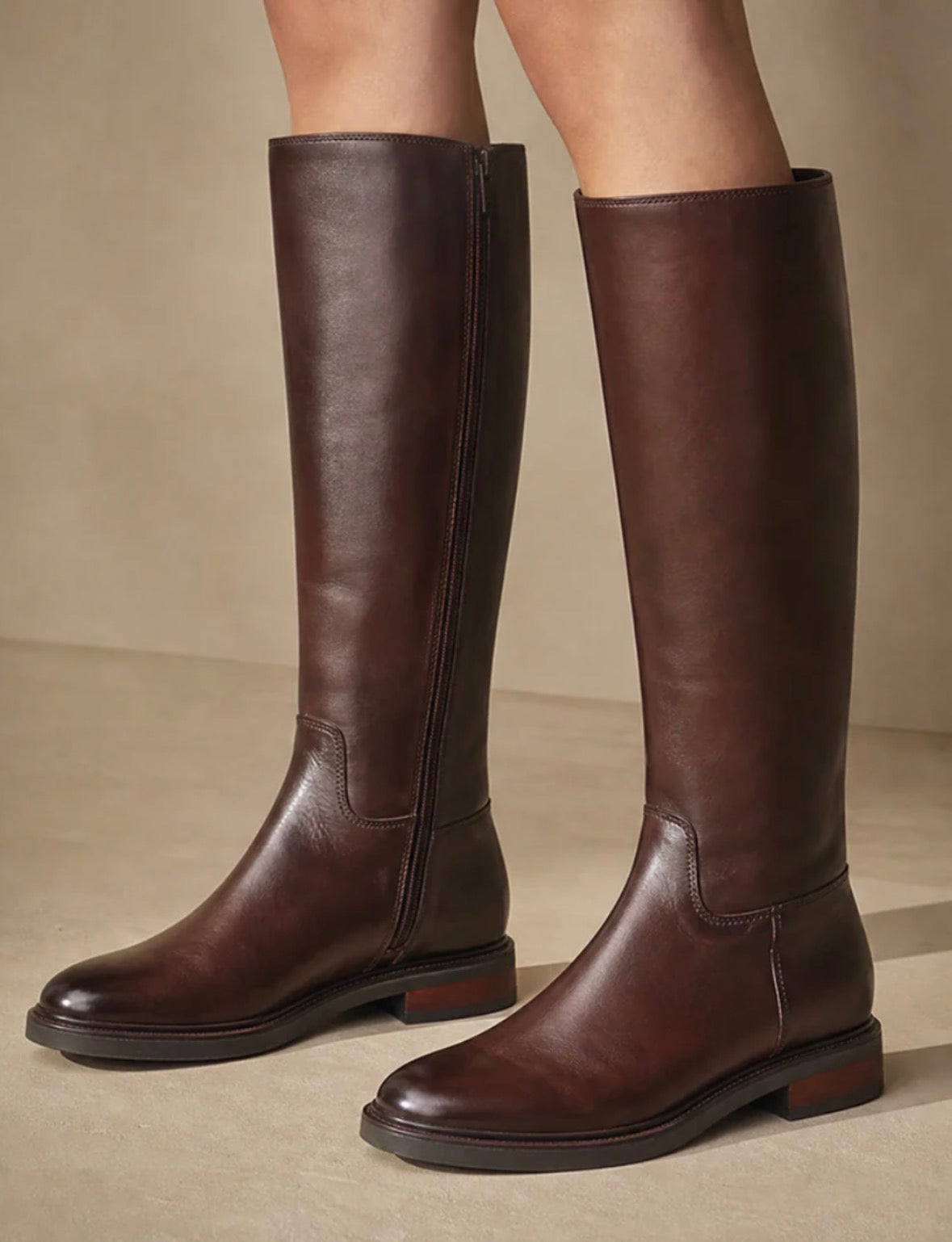 EOS Blanche Knee High Boot Chestnut