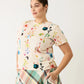 Nancybird Apollo Tee in Watercolour Cream