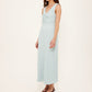 Staple the Label Amelie Gathered Midi Dress Seafoam