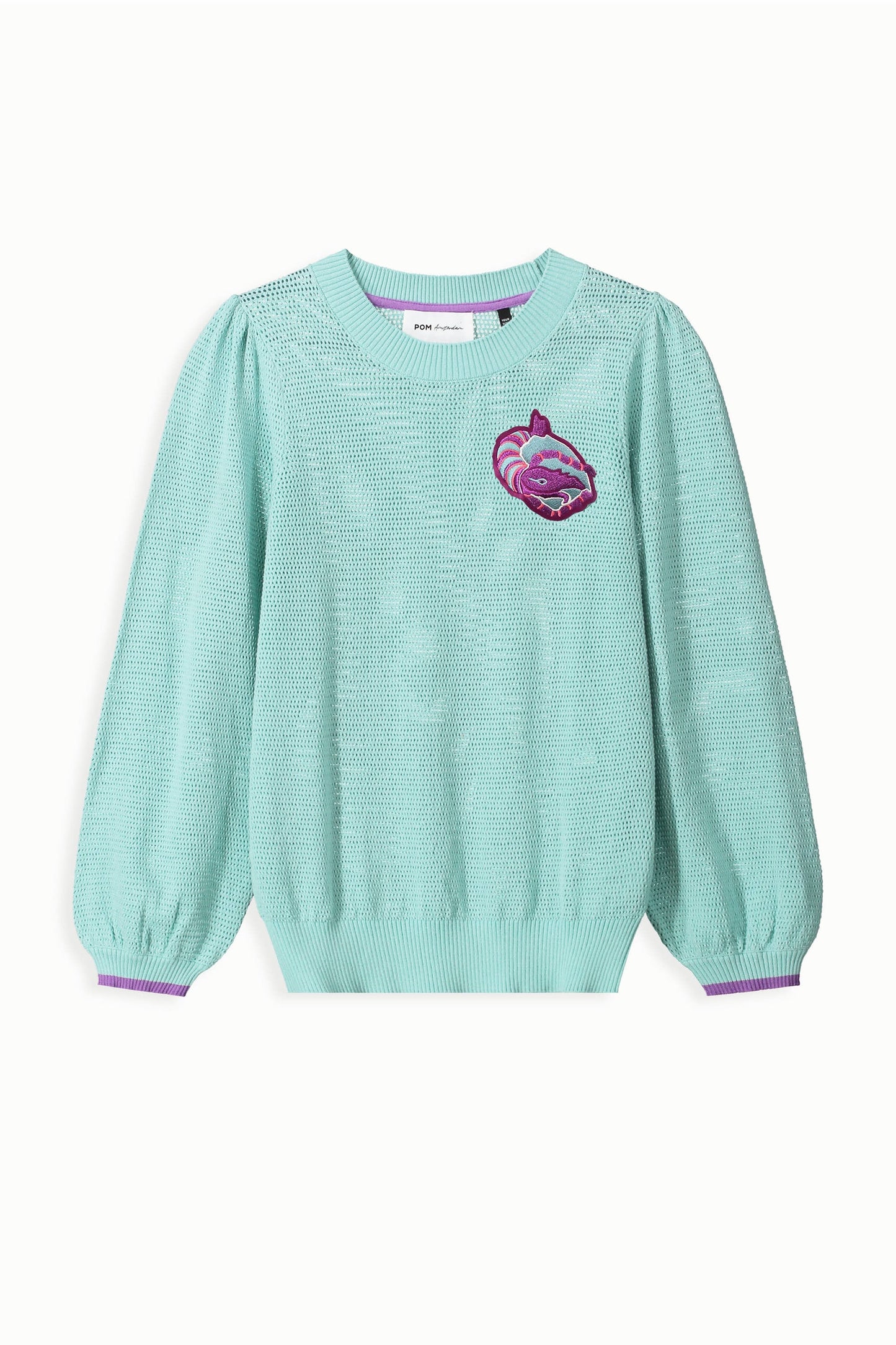 POM Amsterdam Pullover in Aqua