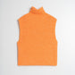 Indi & Cold Square Shaped Knitted Vest in Orange