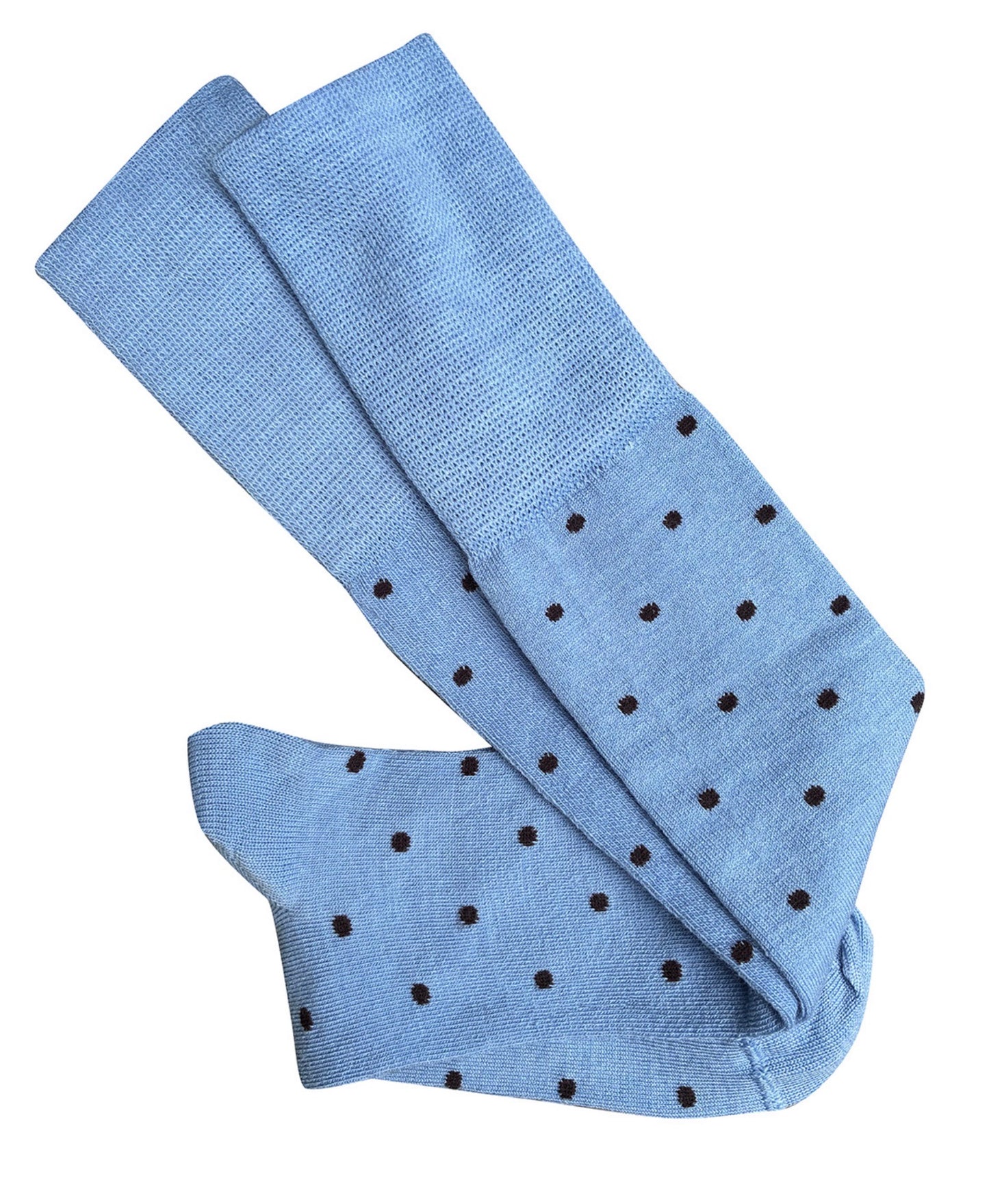 Tightology Dotty Wool Socks in Sky