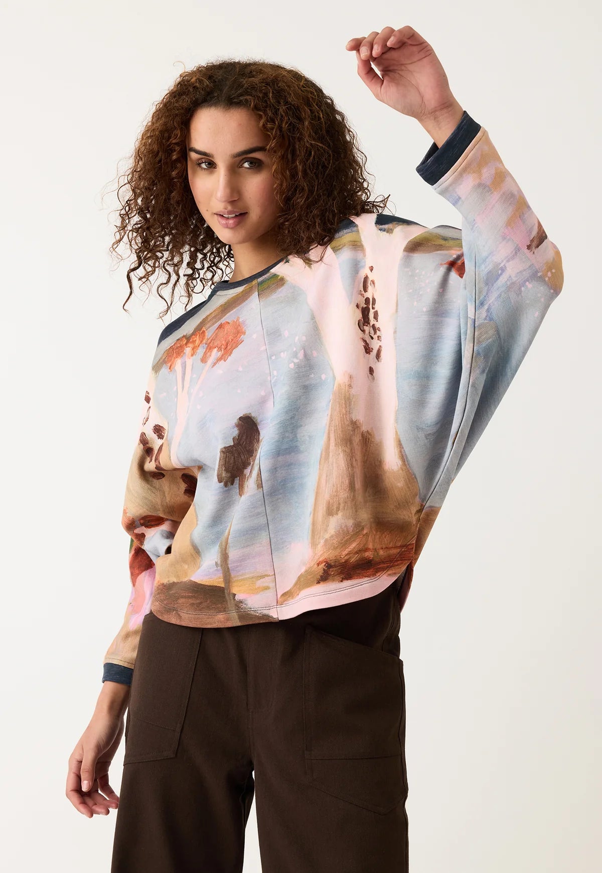 Nancybird Dahlia Batwing Sweat