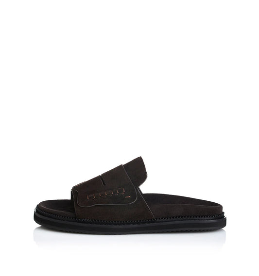 Alias Mae Pari Slide in Choc Suede