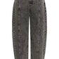 Kaffe KAross Barrel Leg Jeans Dark Grey Washed Denim