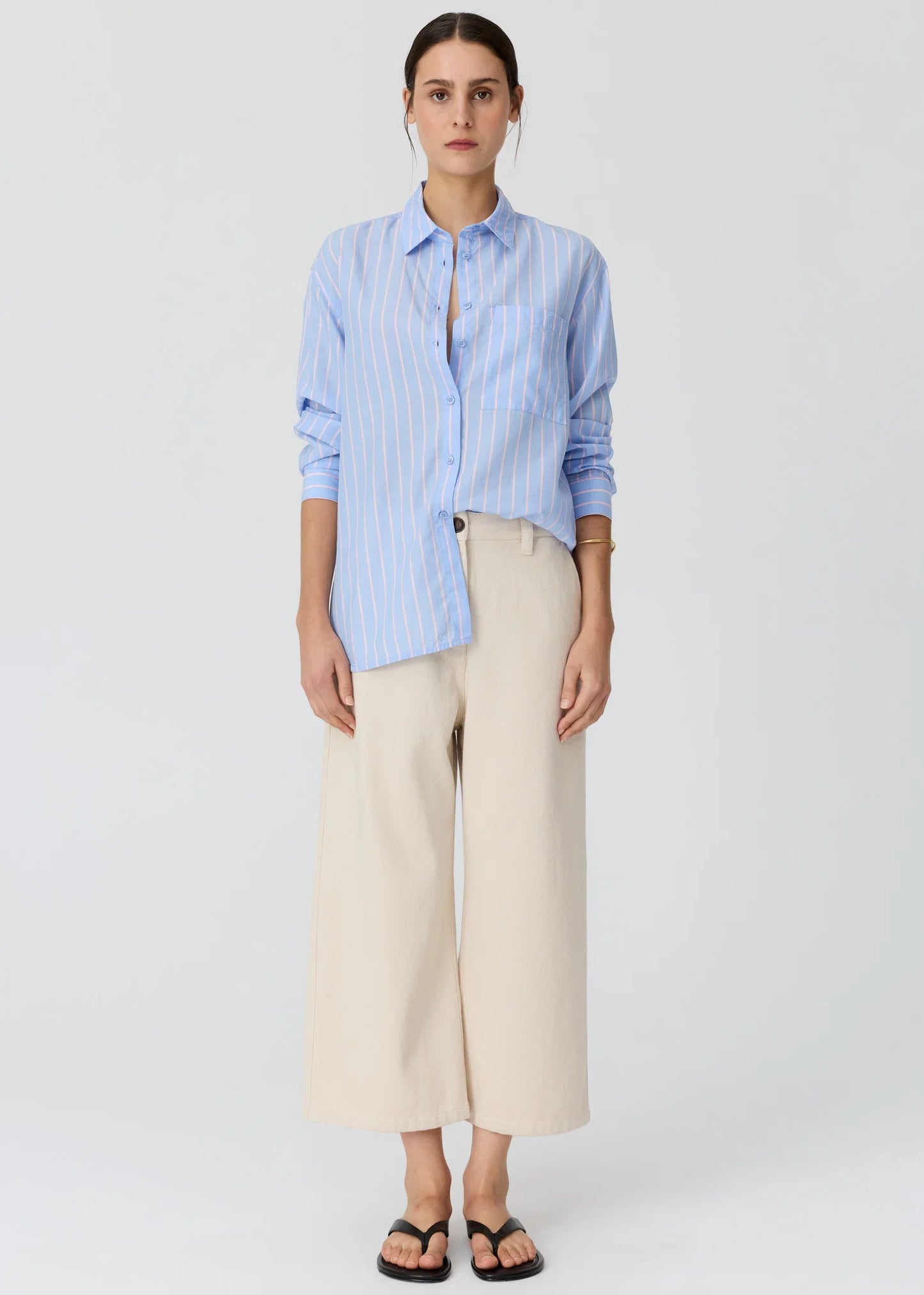 POL Anise Crop Pant Pebble