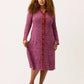 Nancybird Elara Dress in Mulberry - the tartan fox