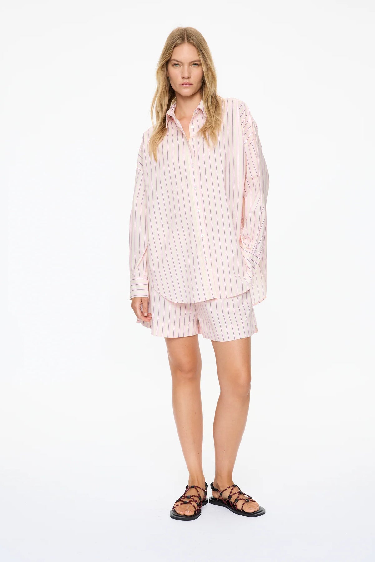 LMND Mara Long Sleeve Shirt in Candy Floss