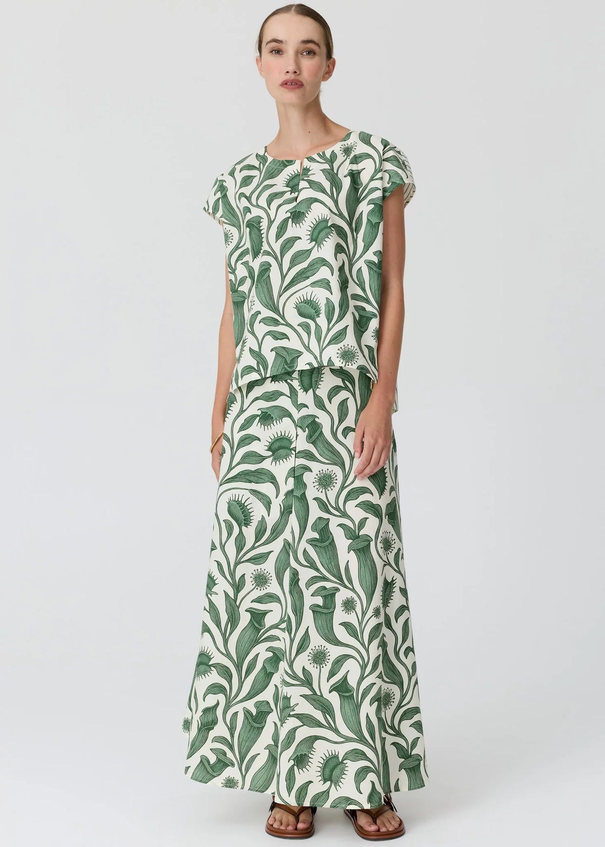 POL Botanica Top with Contrast Back