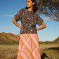 Nancybird Dolman Top in Watercolour Charcoal