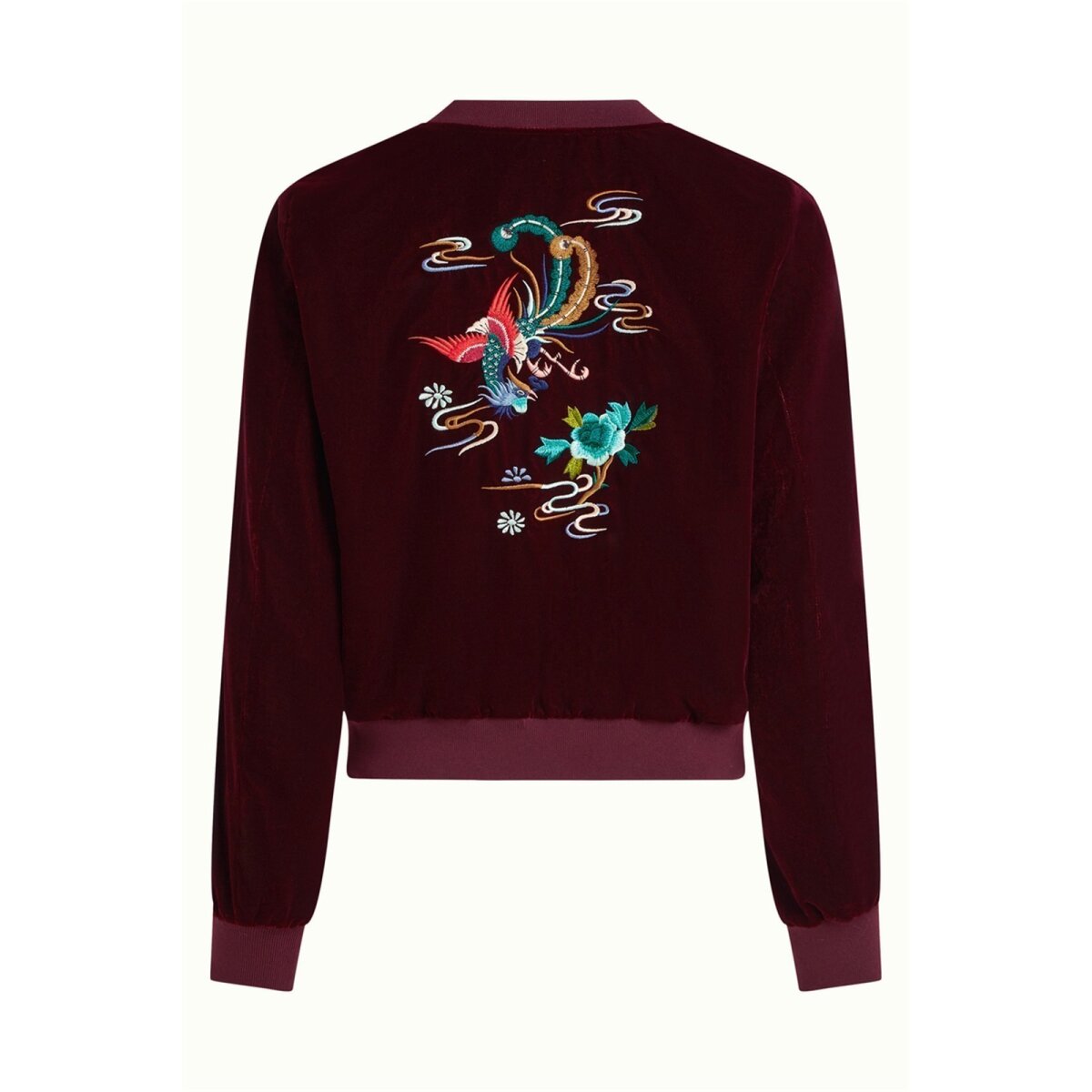 King Louie Bessie Bomber Jacket Gamine Velvet