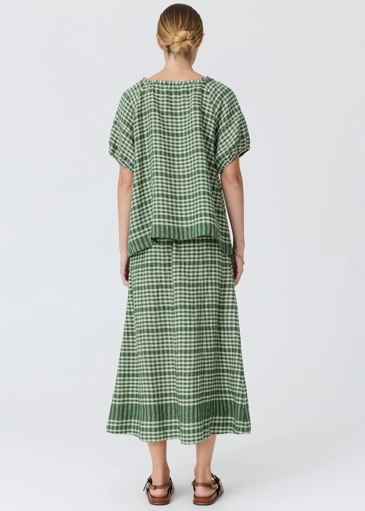 POL Lume Skirt in Ginham