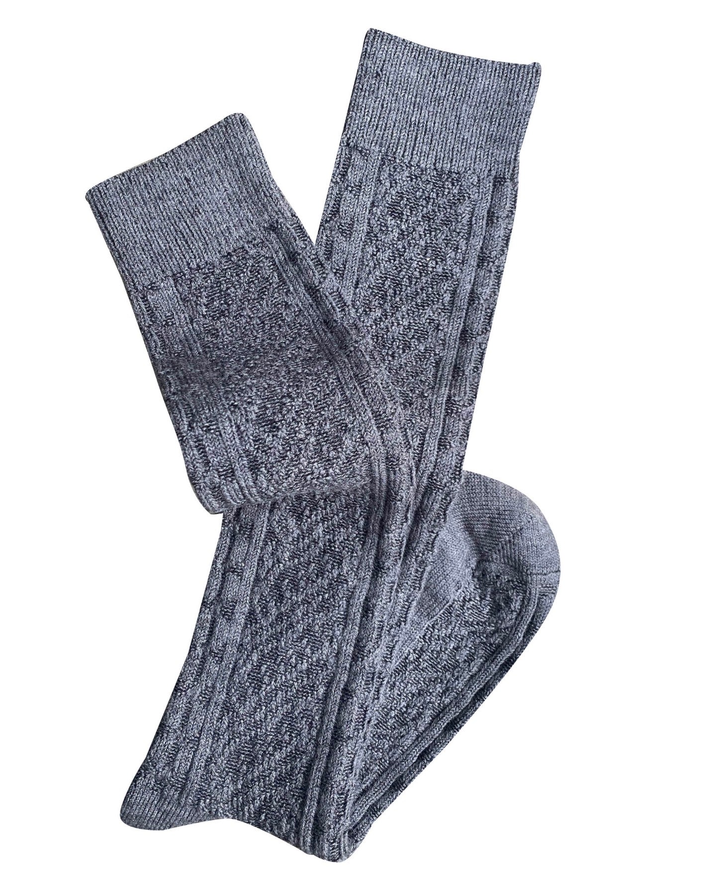 Tightology Vintage Merino Wool Socks in Grey