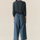 POL Carsen Crop Denim Pant in Light Wash