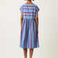 Nancybird Tathra Woven Dress in Raspberry Stripe
