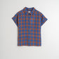 Indi and Cold Vichy Check Shirt in Azul Klein Check