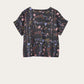 Nancybird Dolman Top in Watercolour Charcoal