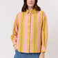 Nancybird Sabine Shirt in Dusk Stripe - the tartan fox