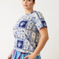 Nancybird Apollo Tee in Lyon Tile
