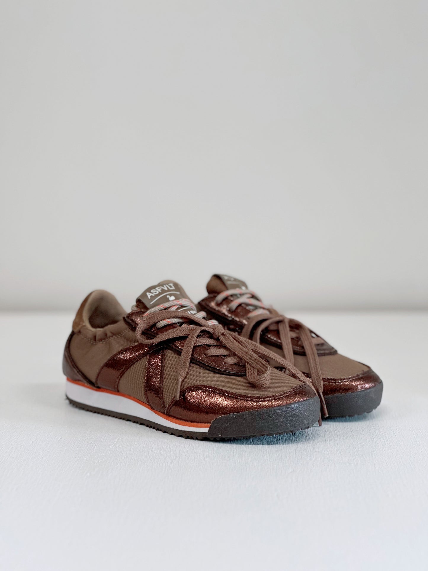 ASFVLT Grace Sneaker Brown Cracked